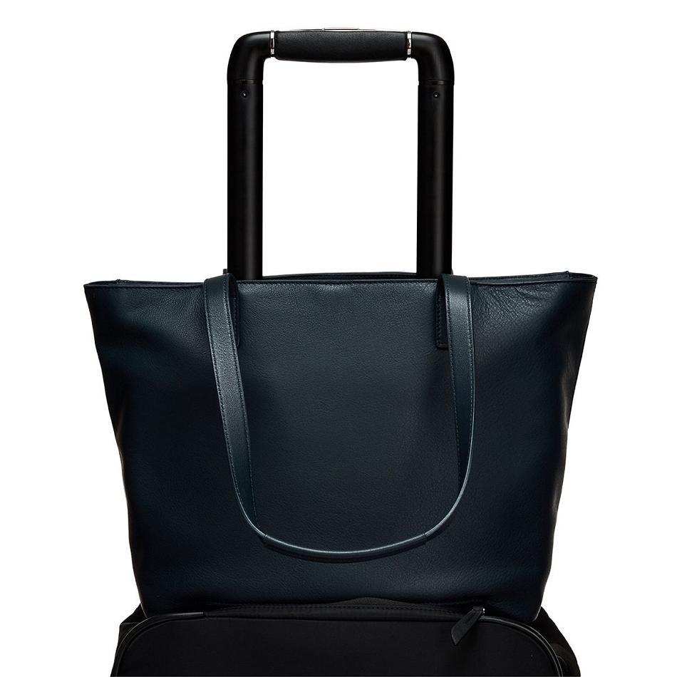 Navy Knomo Mini Maddox Laptop Bags | UKNZX51996